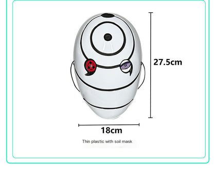 Glowing Obito Mask with Sharingan Design