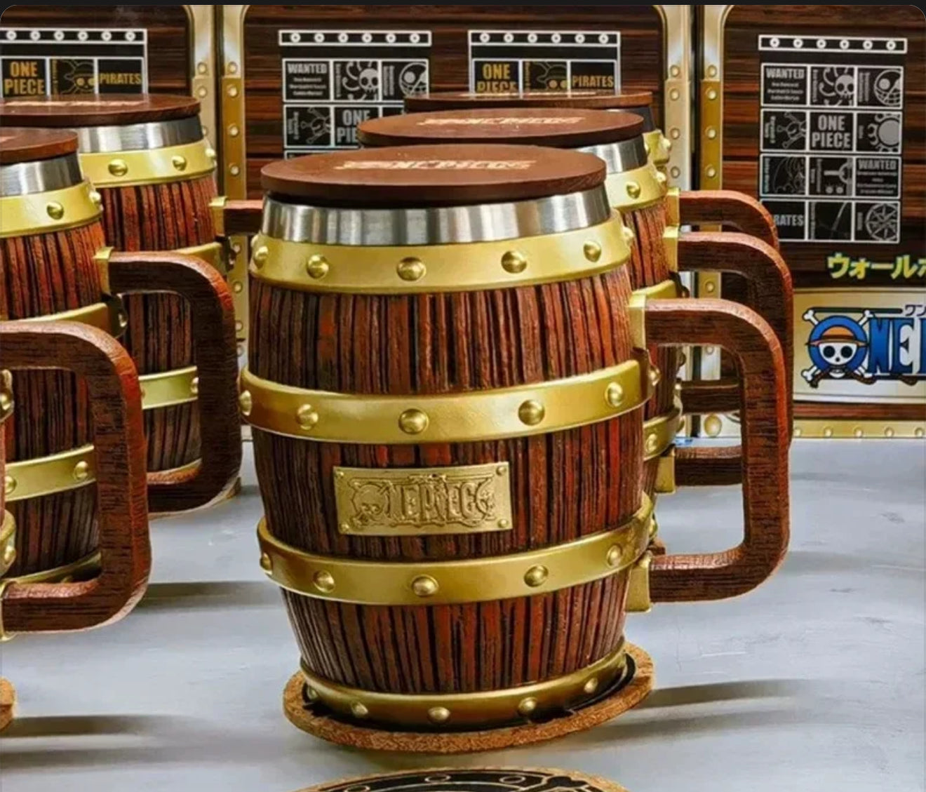One Piece Barrel Mug
