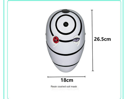 Glowing Obito Mask with Sharingan Design